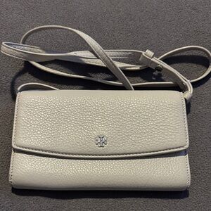 Tory Burch Light Gray Crossbody Bag
